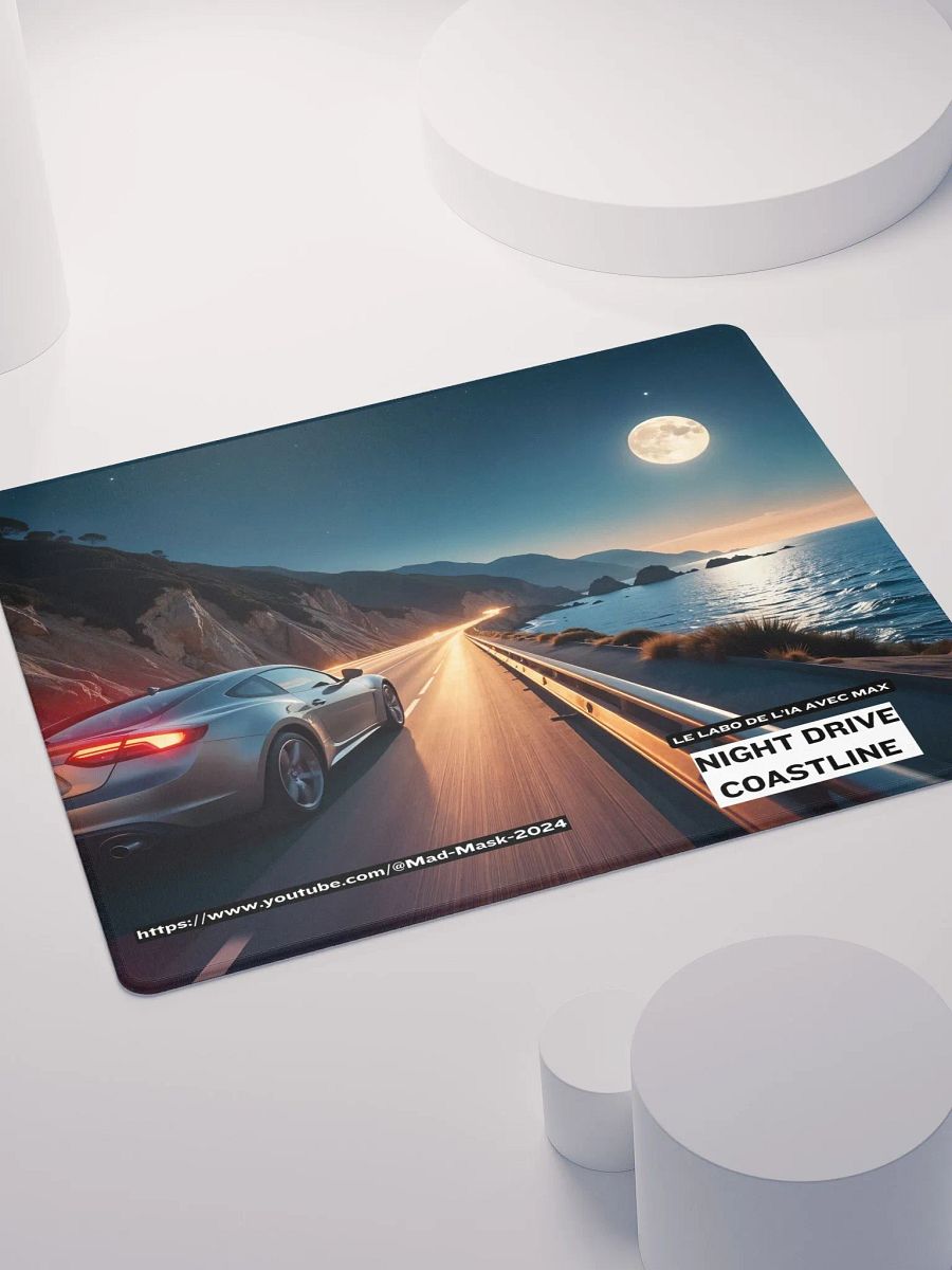 Mouse Pad Gaming Night Drive Coastline product image (4)