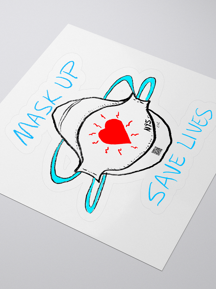 Mask Up Save Lives stickers product image (3)