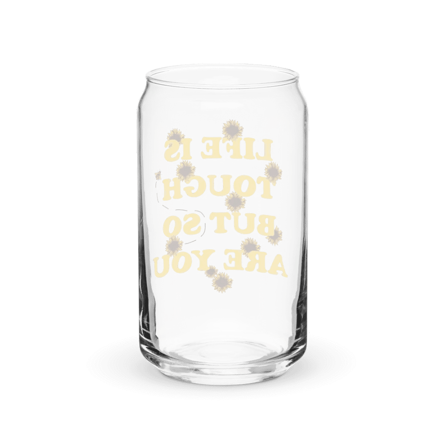 Life Is Tough Can-Shaped Glass product image (2)