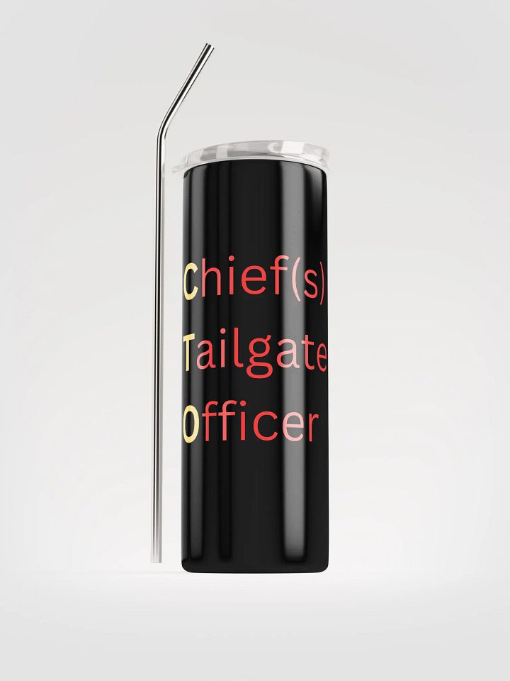 Chief(s) Tailgate Officer Stainless Steel Tumbler product image (1)