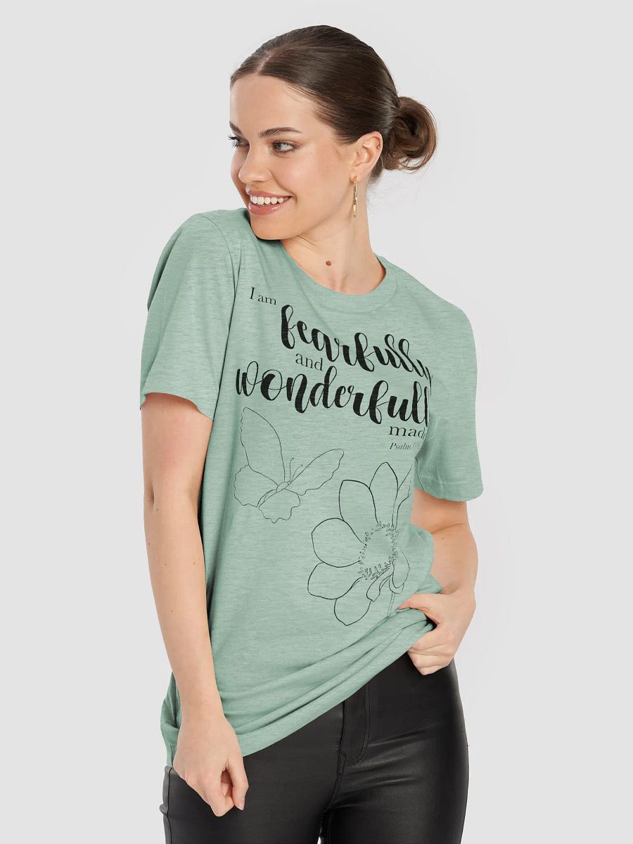 I am Fearfully and Wonderfully Made Psalm 139:14 Tee product image (8)