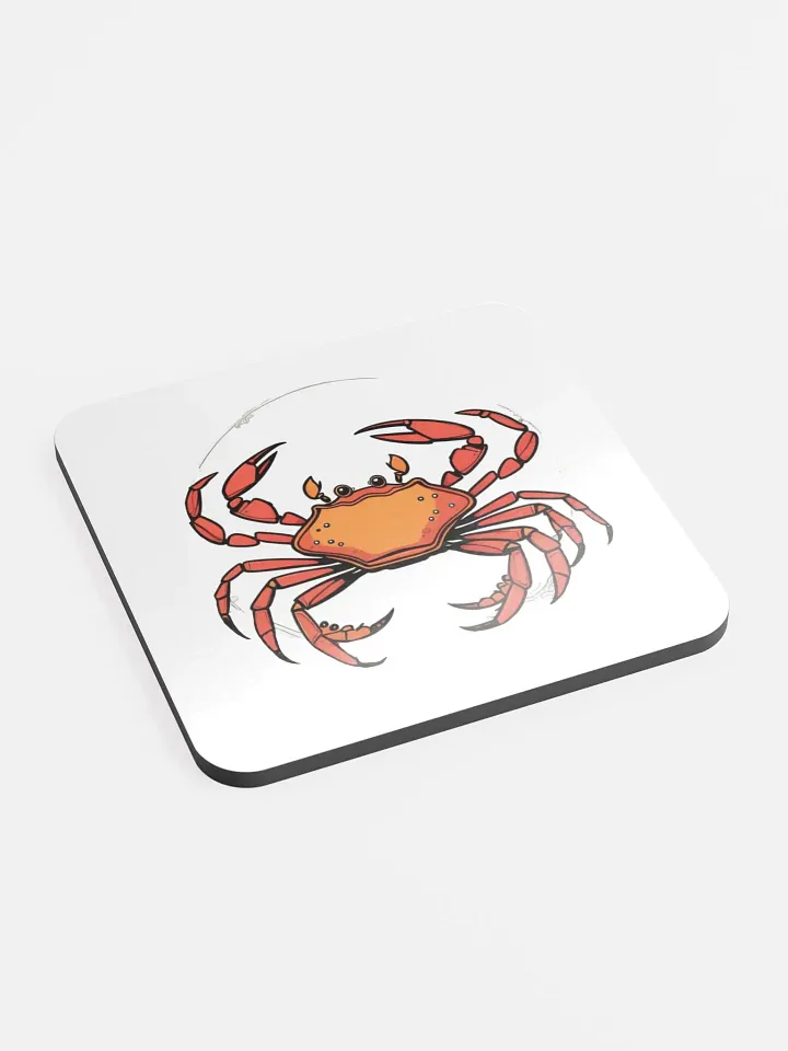 Raising the Bar: Glossy Crab Cork Coaster product image (2)