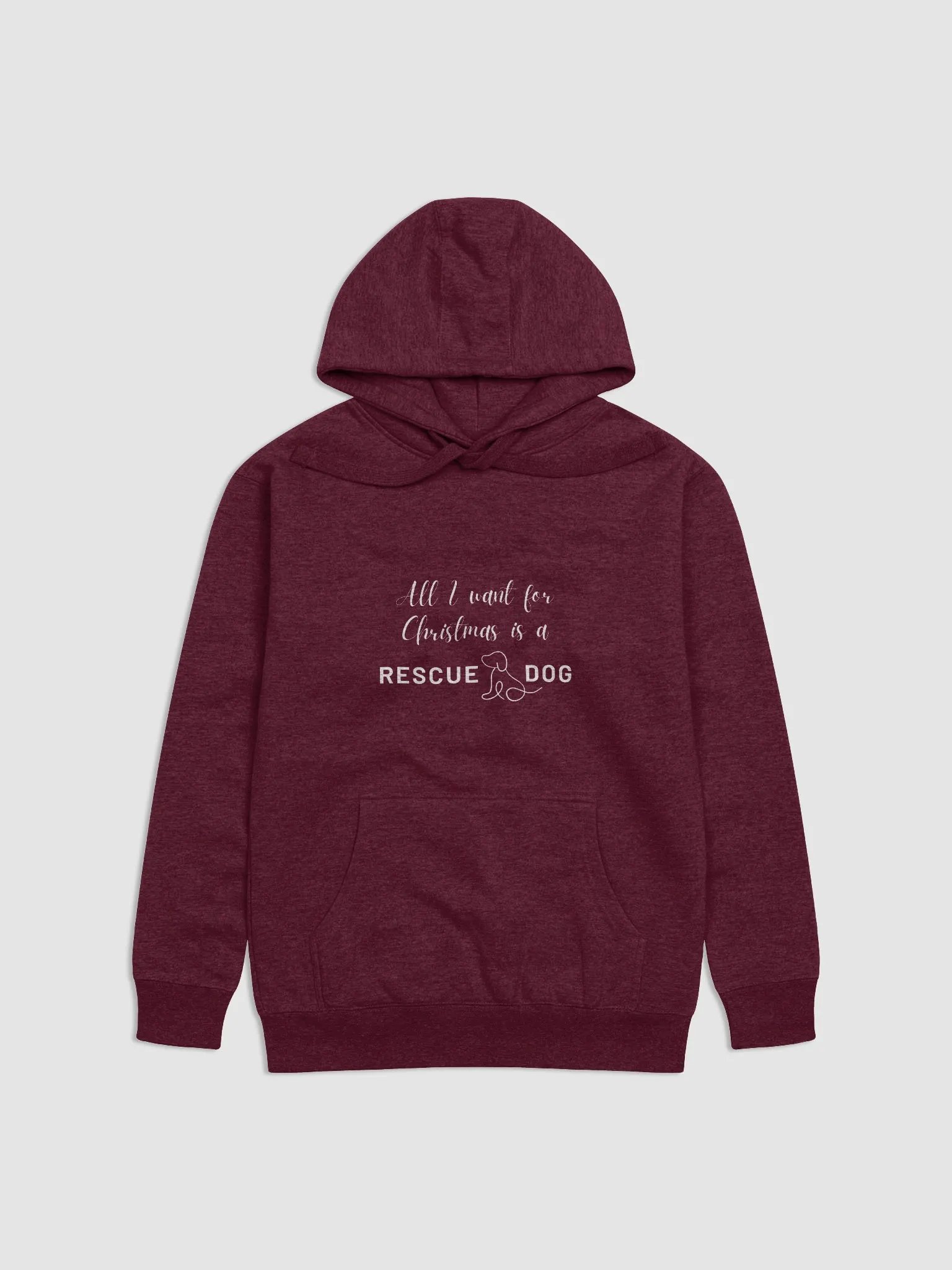 All I want for Christmas Hoodie - Maroon product image (1)
