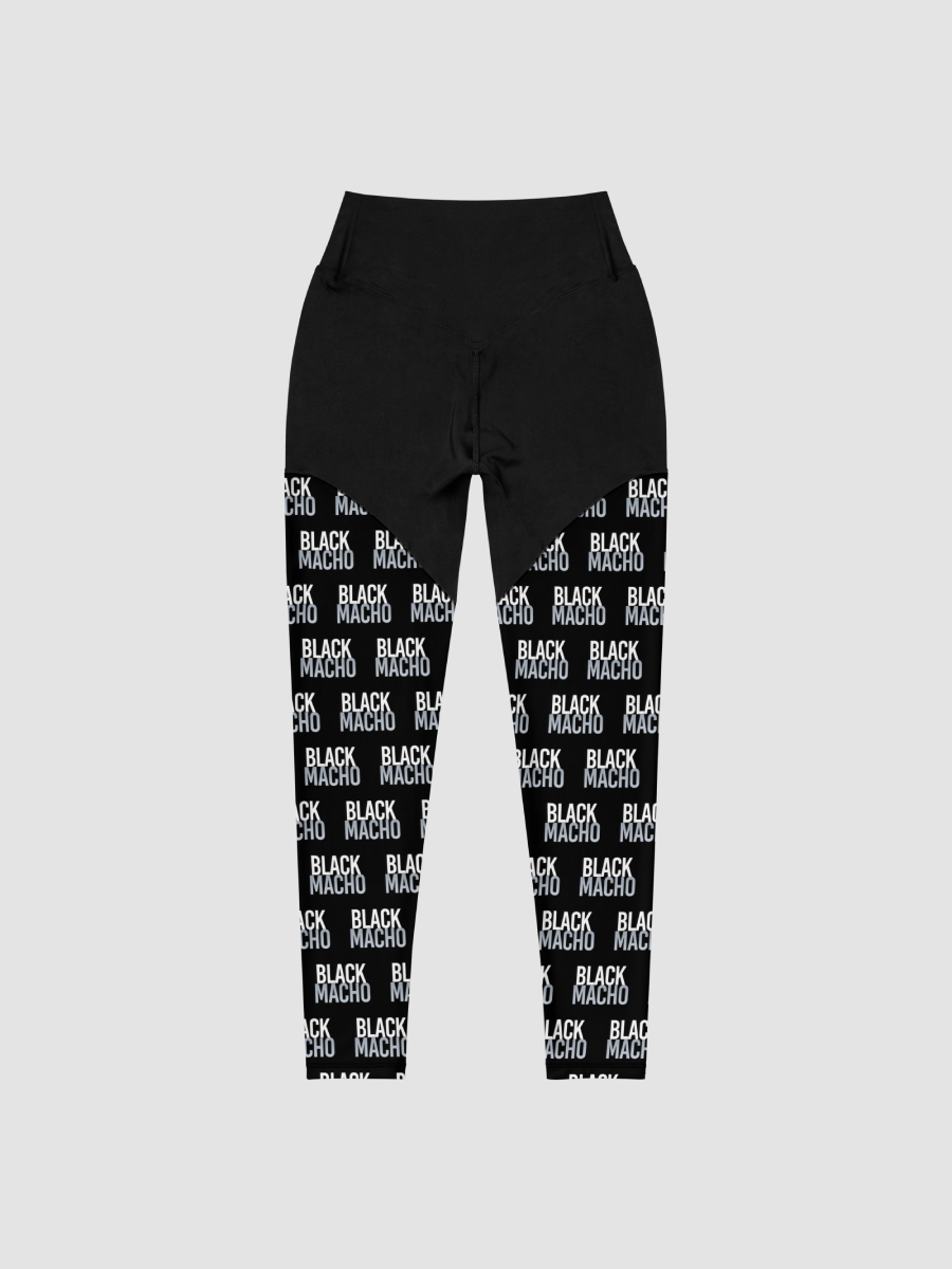[Black Macho] All-Over Print Sports Leggings Sublicolor 300 product image (1)