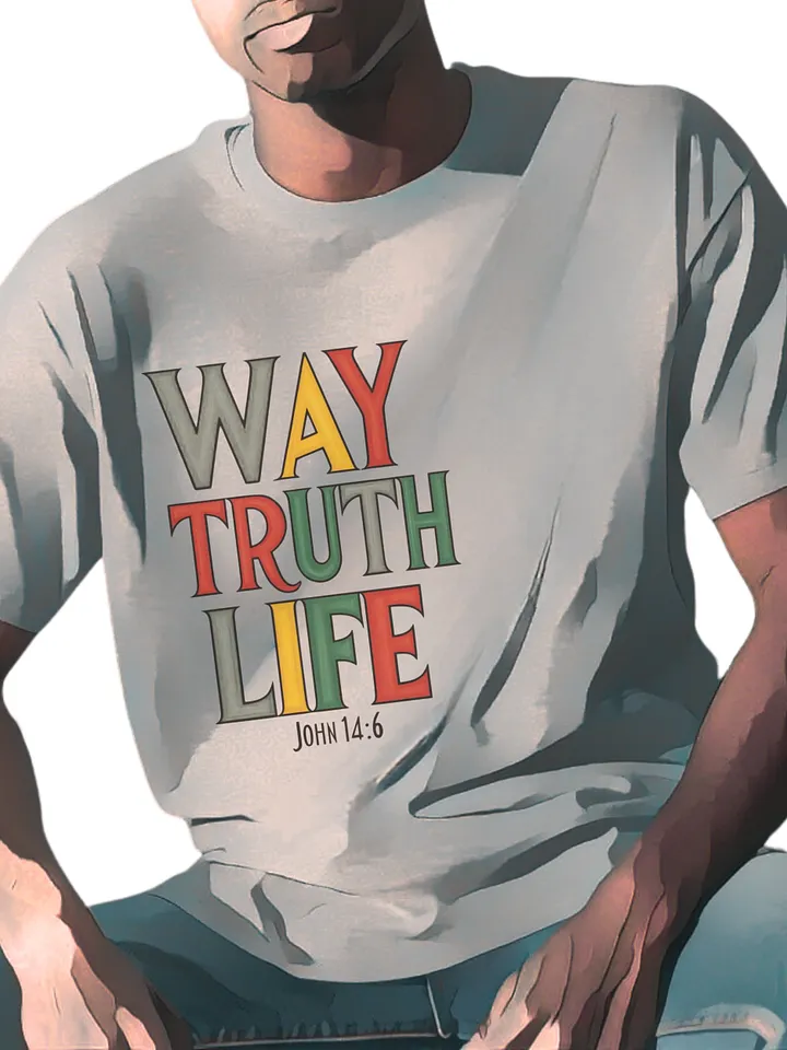 John 14:6 Monochromatic Minimalist product image (1)