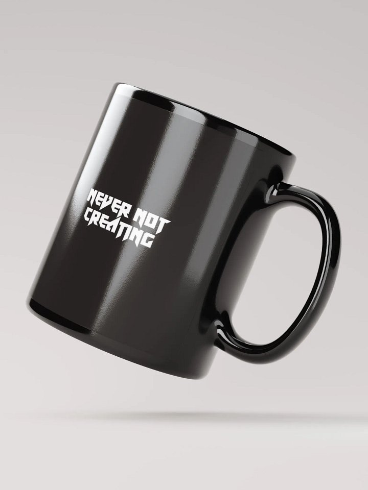 Never Not Creating Mug (Black) product image (2)