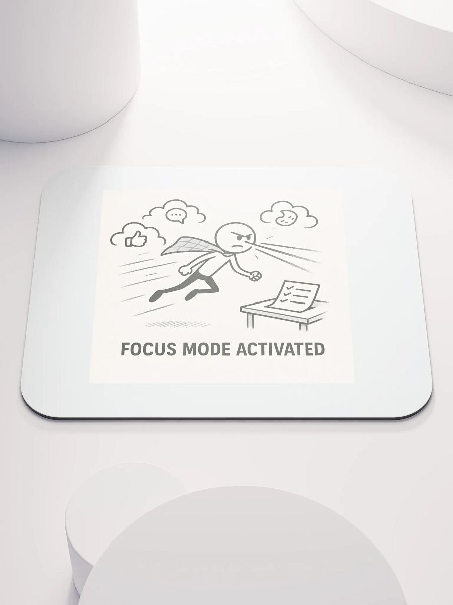 Superhero Focus Mode Mouse Pad product image (1)