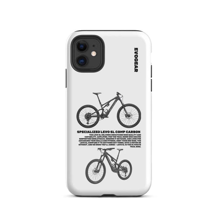 White Specialized Levo SL Comp Carbon iPhone Case product image (2)