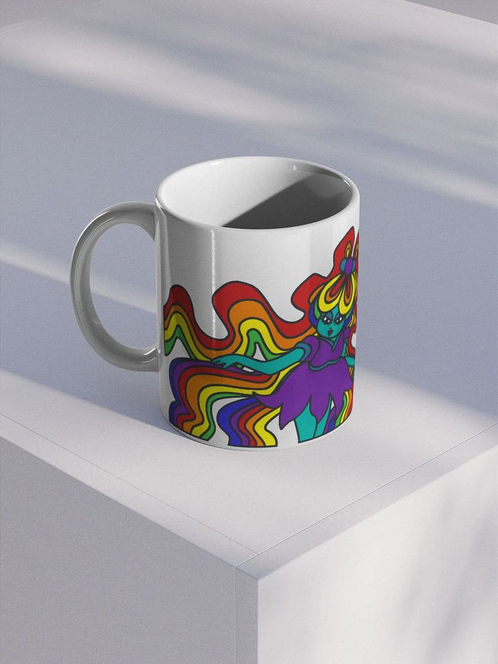 Rainbow Haired Alien Mug product image (1)
