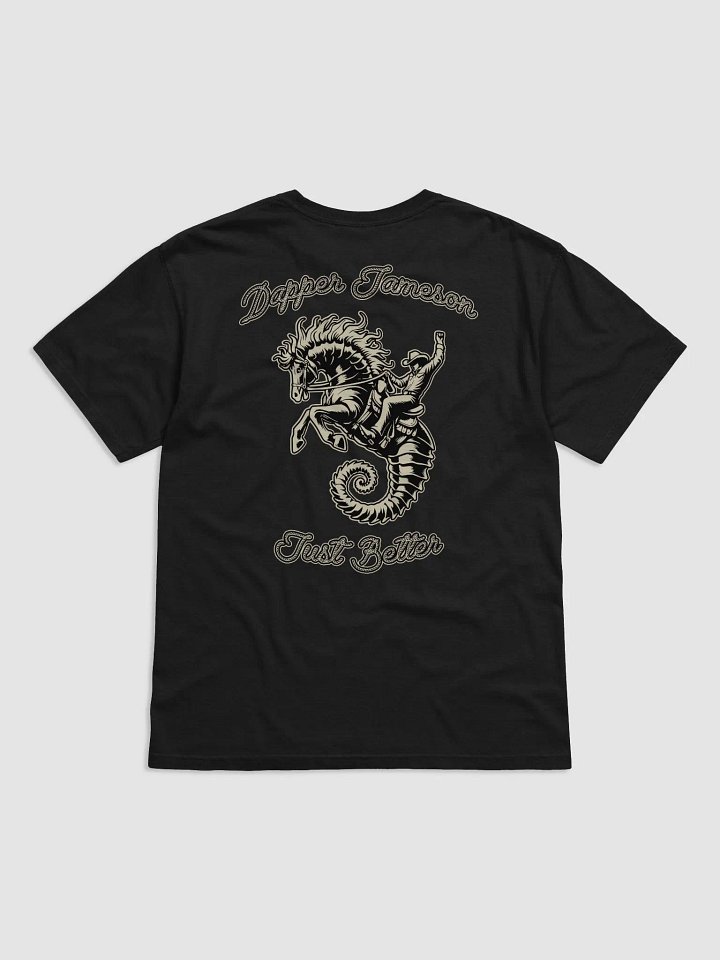 CUHBOY & SEAHORSE T SHIRT (BLACK) product image (2)