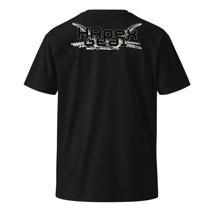 Unisex Premium T-Shirt - Print Embroidered Logo - Black HApex Gear Black Logo product image (2)