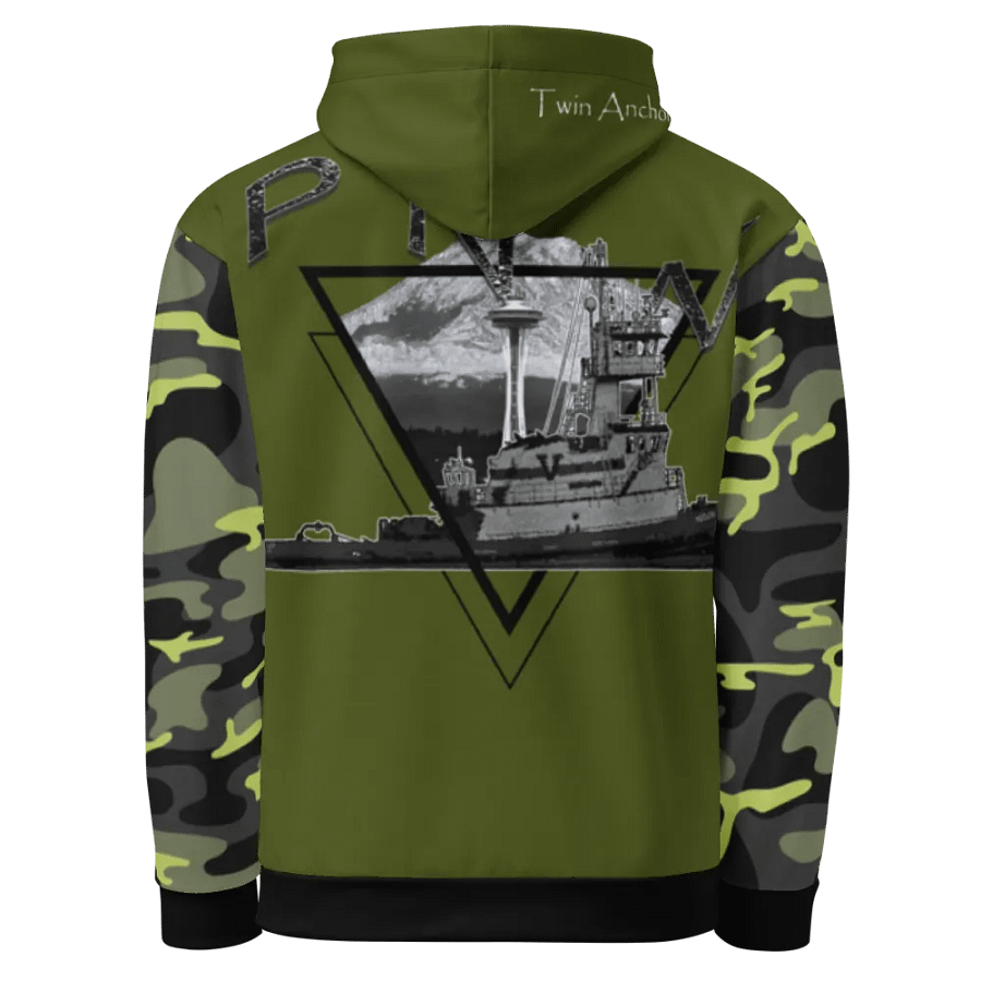 Camouflage & Green PNW 1 Hudson VB Hoodie product image (1)