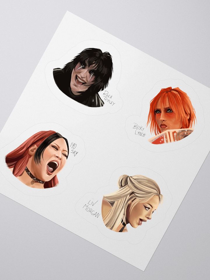 wwe women stickers! product image (6)