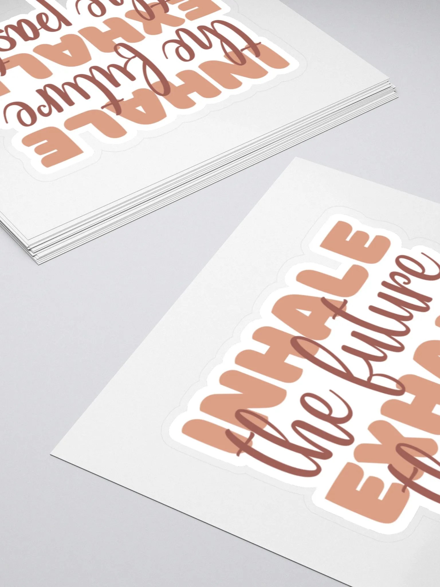 Inhale the Future Exhale the Past Sticker product image (5)