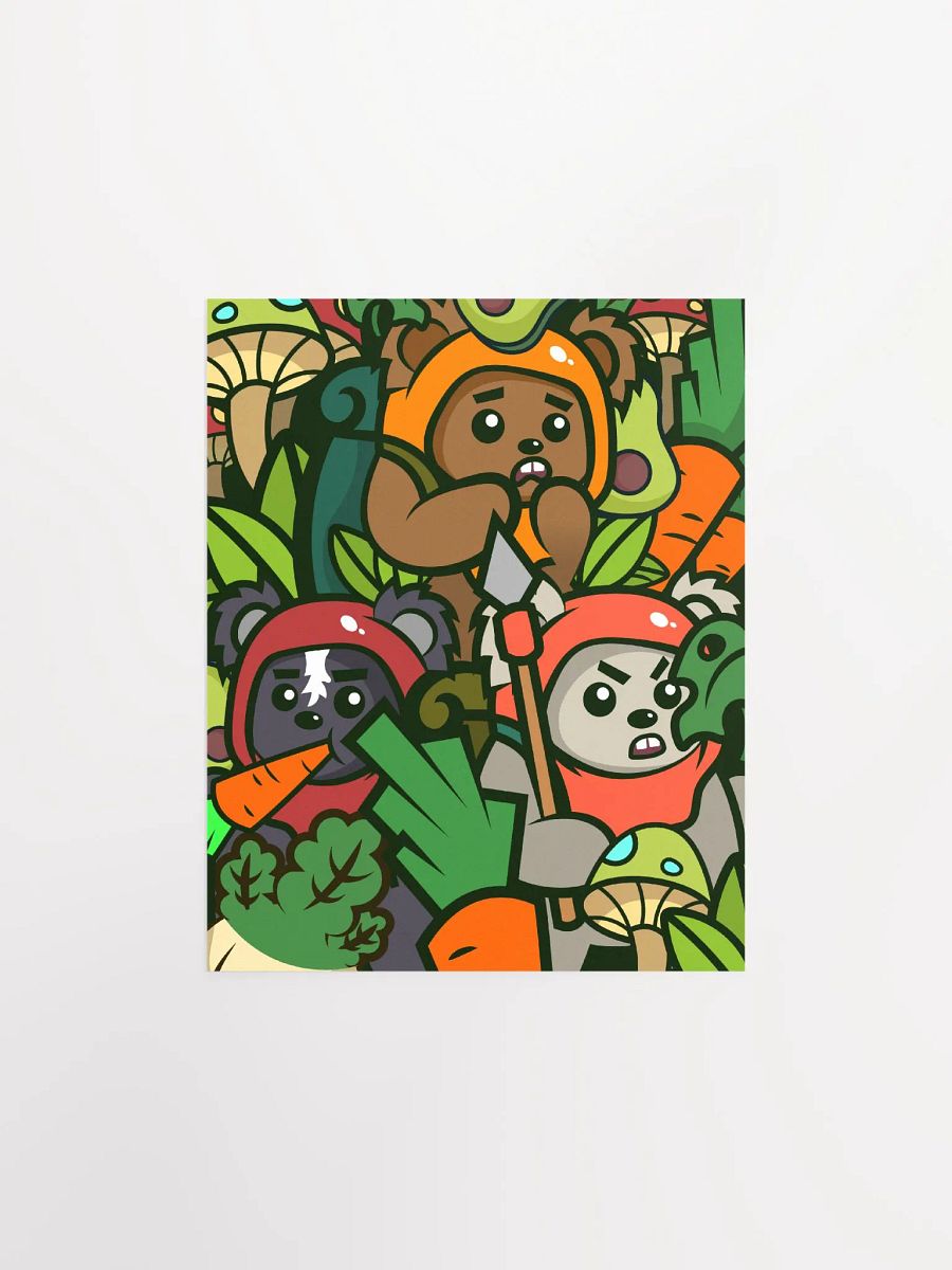 Day Bear Garden Poster Print product image (5)