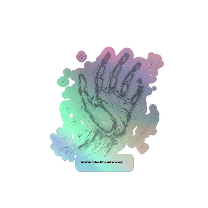 Glass Hand Holographic Sticker Set product image (2)