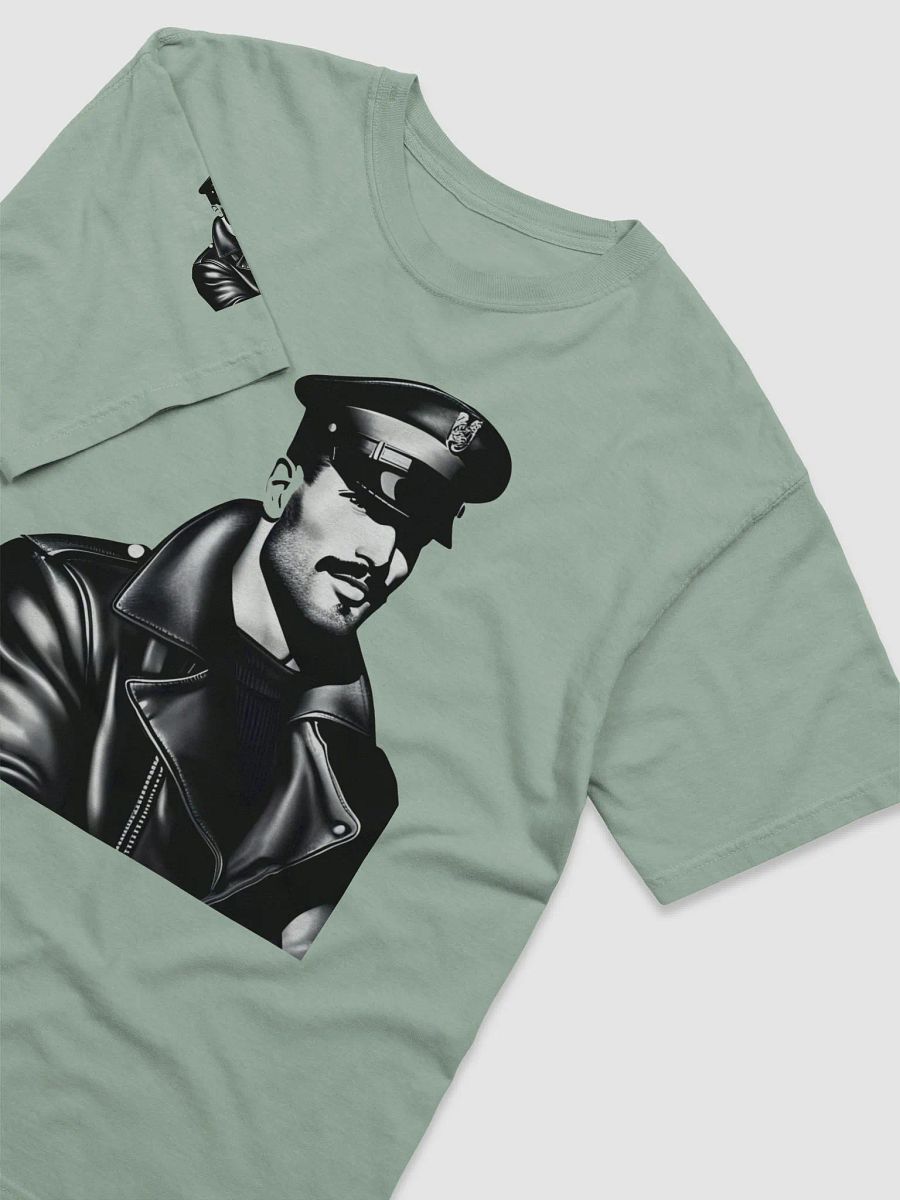 Iconic Logo 1940 Mustached Leather Daddy Fighter Pilot Gay Pride T Shirt product image (3)