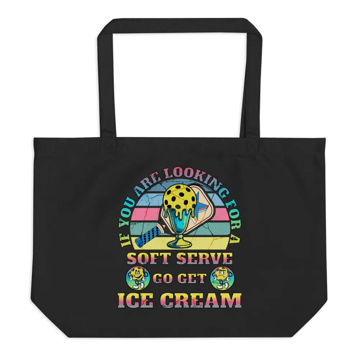 Soft Serve Go Get Ice Cream Pickleball Champion of Sustainability Tote product image (1)