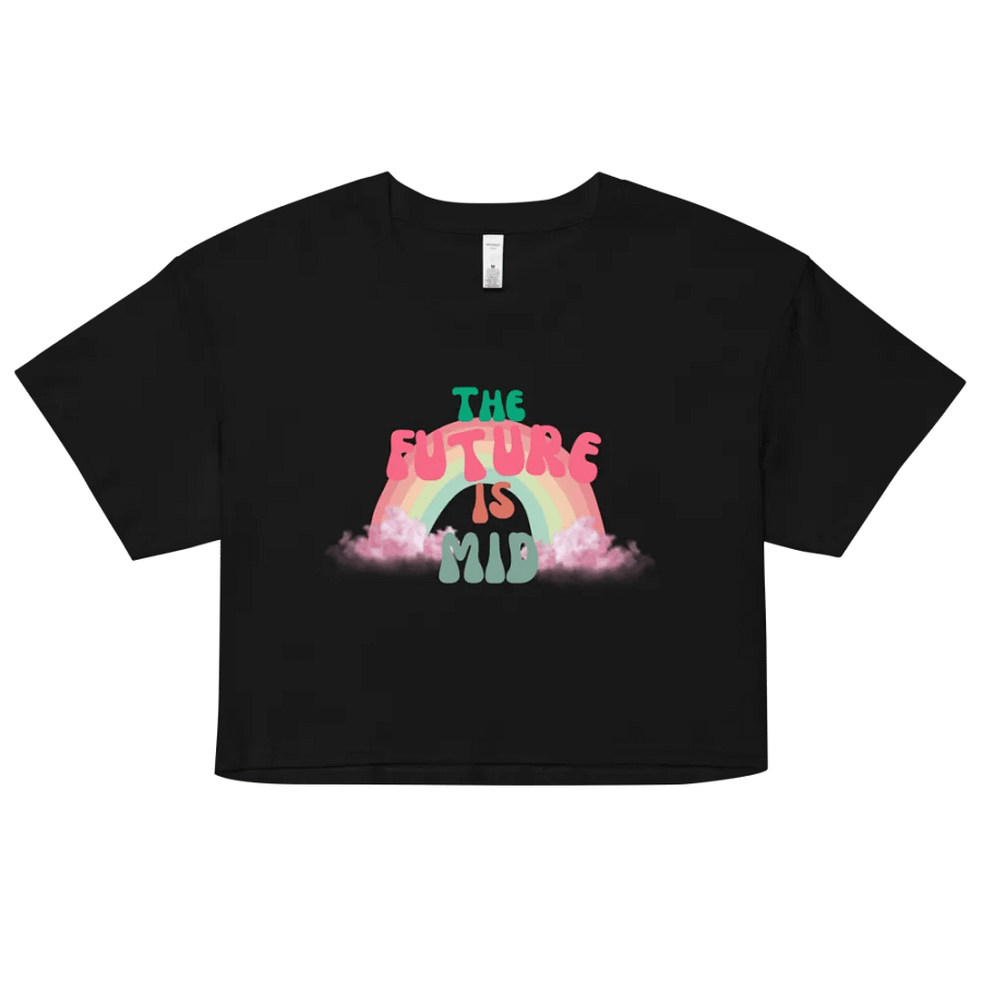 The Future is Mid Retro Crop Top product image (11)