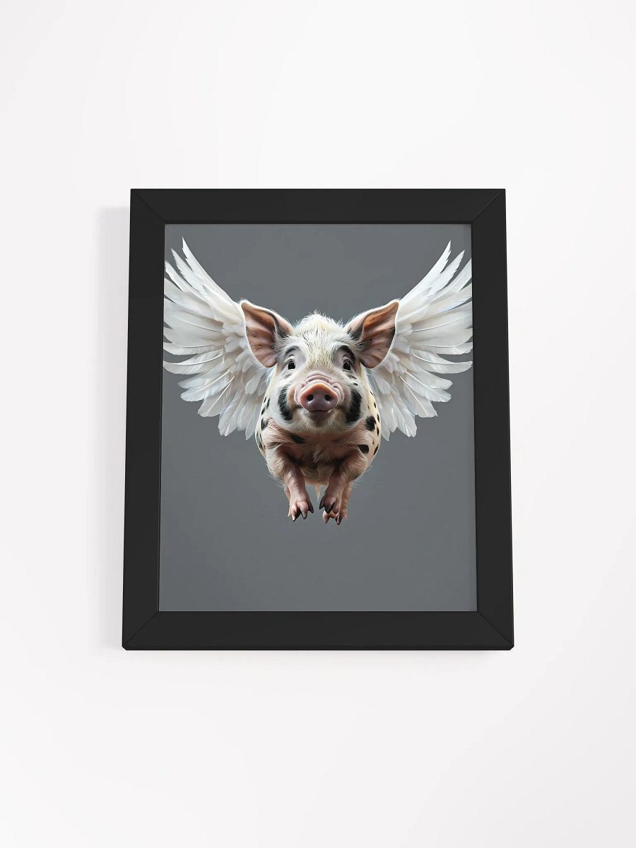 Flying Pig Framed Matte Poster product image (2)
