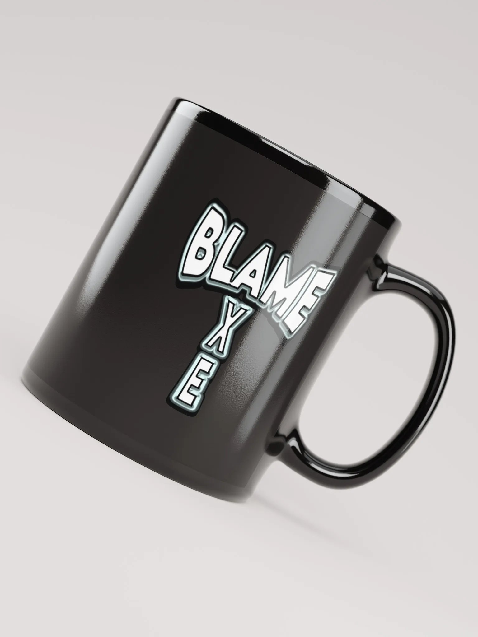 Blame Axe Mug Black w/white letters product image (1)