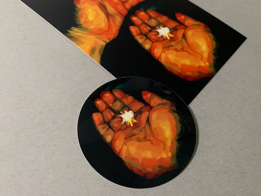 Nurture - Postcard & Sticker Set product image (2)