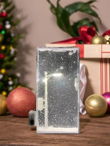 Snowy Christmas Lamp – DIY Snow Scene Night Light product image (2)