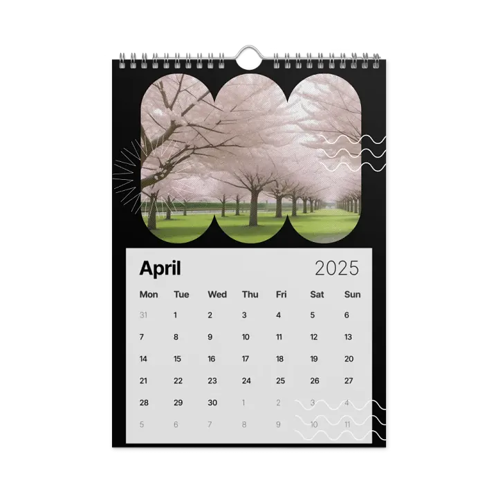 SEASONAL NATURE WALL CALENDAR 2025 product image (1)