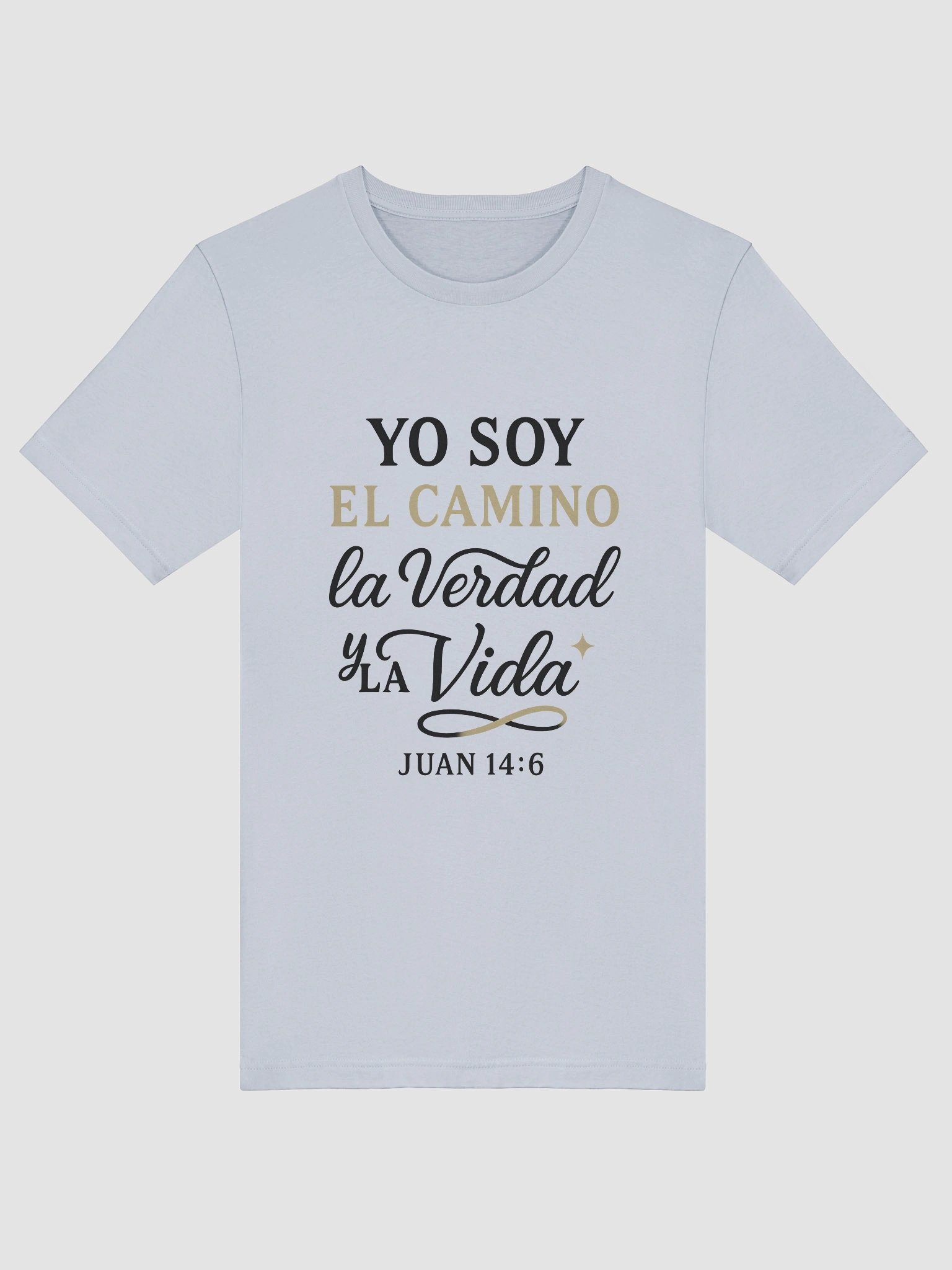 Christian T-Shirt – “Yo Soy el Camino, la Verdad y la Vida” (John 14:6) – Spanish Bible Verse product image (5)