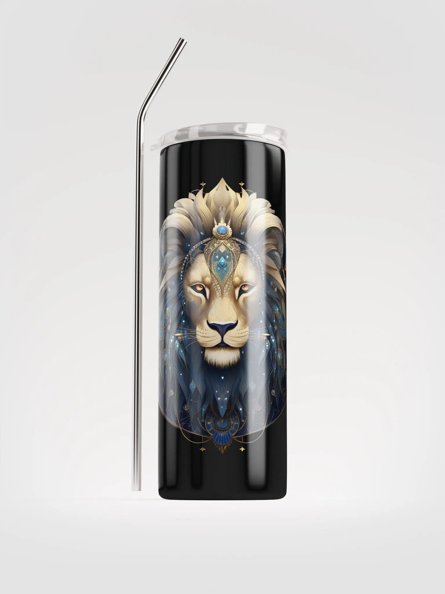 Embrace Leo's Majesty with our Eco-Friendly Zodiac Stainless Steel Tumbler! product image (1)