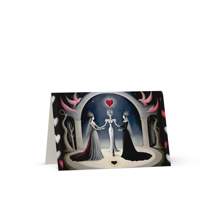 Lesbe Valentines, Queens in Love Card product image (4)