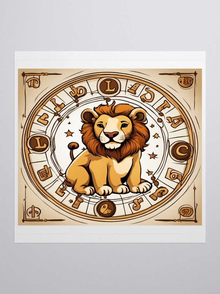 Leo Zodiac Sticker product image (1)