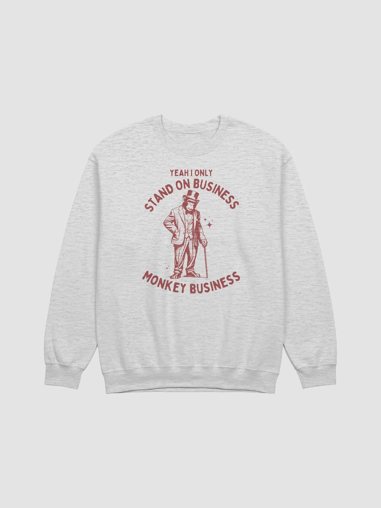 Standing on monkey business Crewneck product image (2)