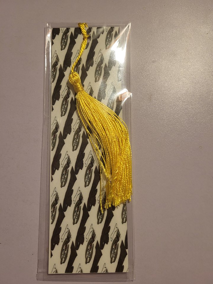 2 Cute Cartoon Dog Friends Pattern Laminated Bookmark with Tassel for the Dog Loving Book Reader in Your Life product image (2)