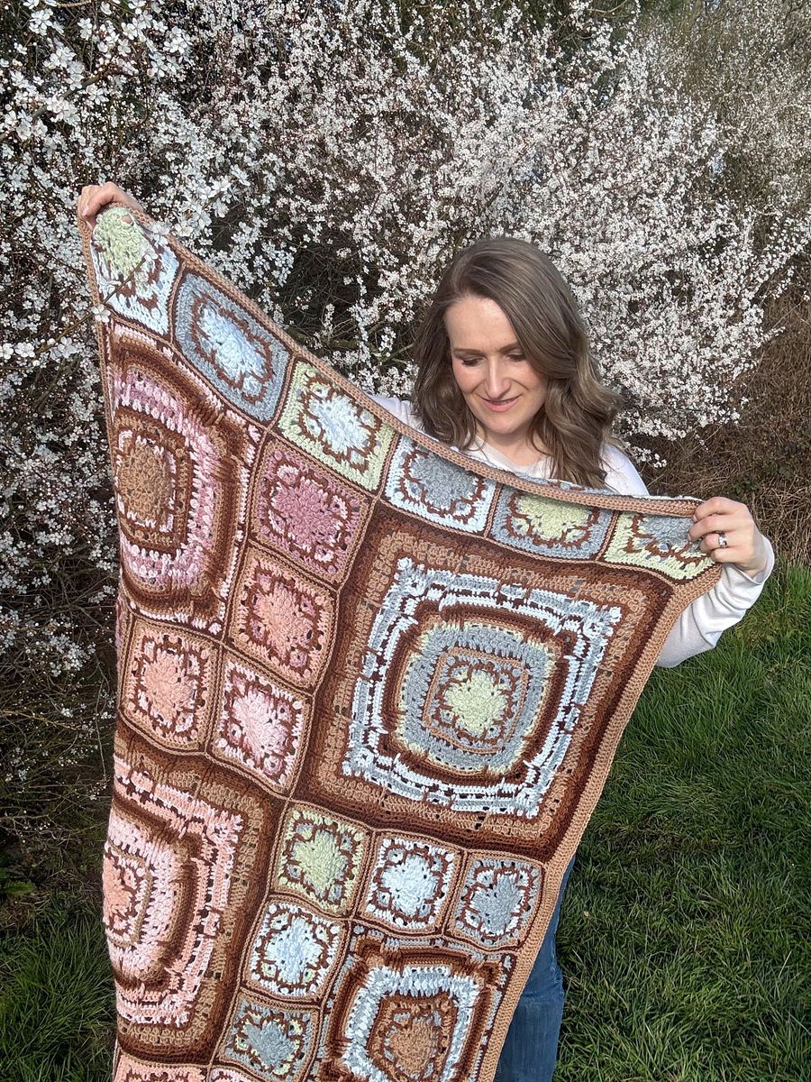Spring Into Bloom Crochet Blanket PDF Ebook product image (9)