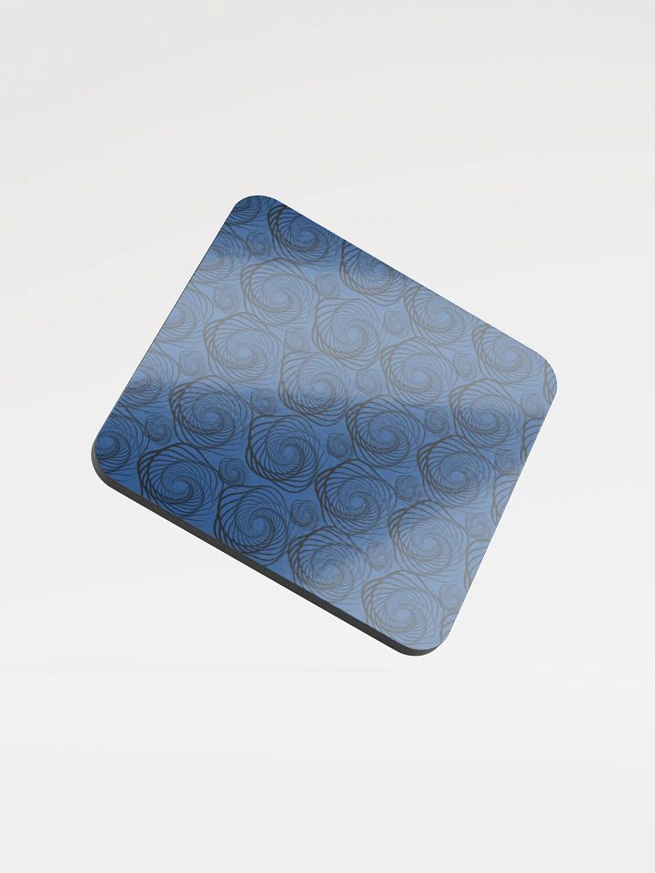Swirling Midnight Cork Coaster house-proud ladies and gents product image (1)