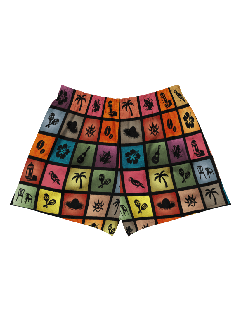 Puerto Rico Pride Unisex Athletic Shorts product image (2)