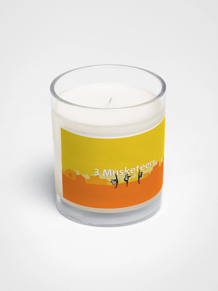 3 Musketeers Cityscape Candle – Soy Wax in Glass Jar product image (2)