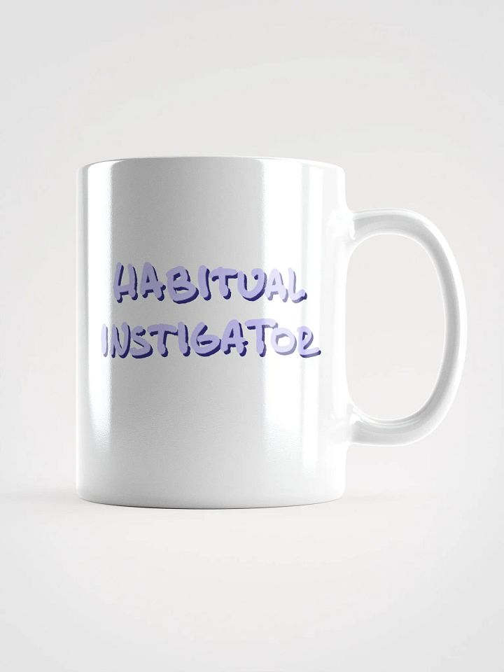 HABITUAL INSTIGATOR (lavender shadow design) mug product image (2)