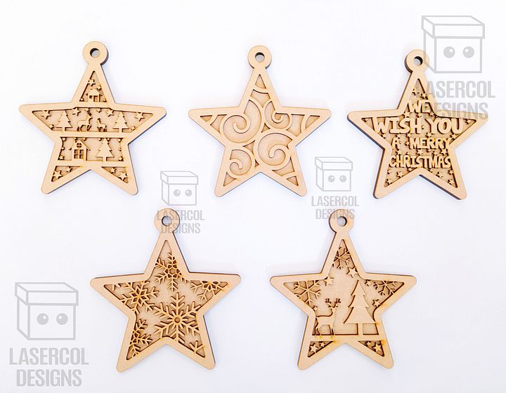 Christmas Ornaments - Laser Cut Files product image (2)