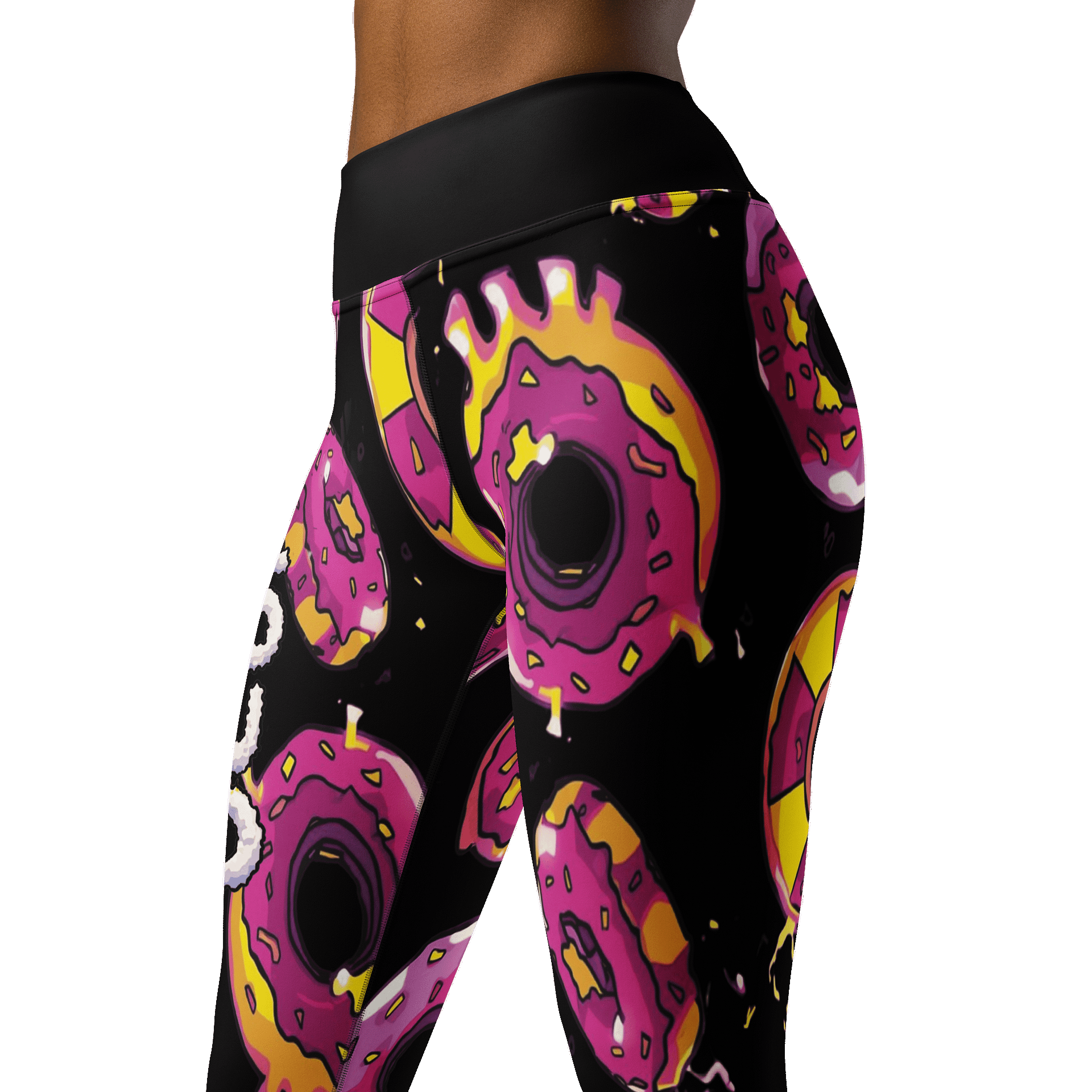 DONUT CLOUD YOGA PANTS (RADIOACTIVE STYLE) product image (4)