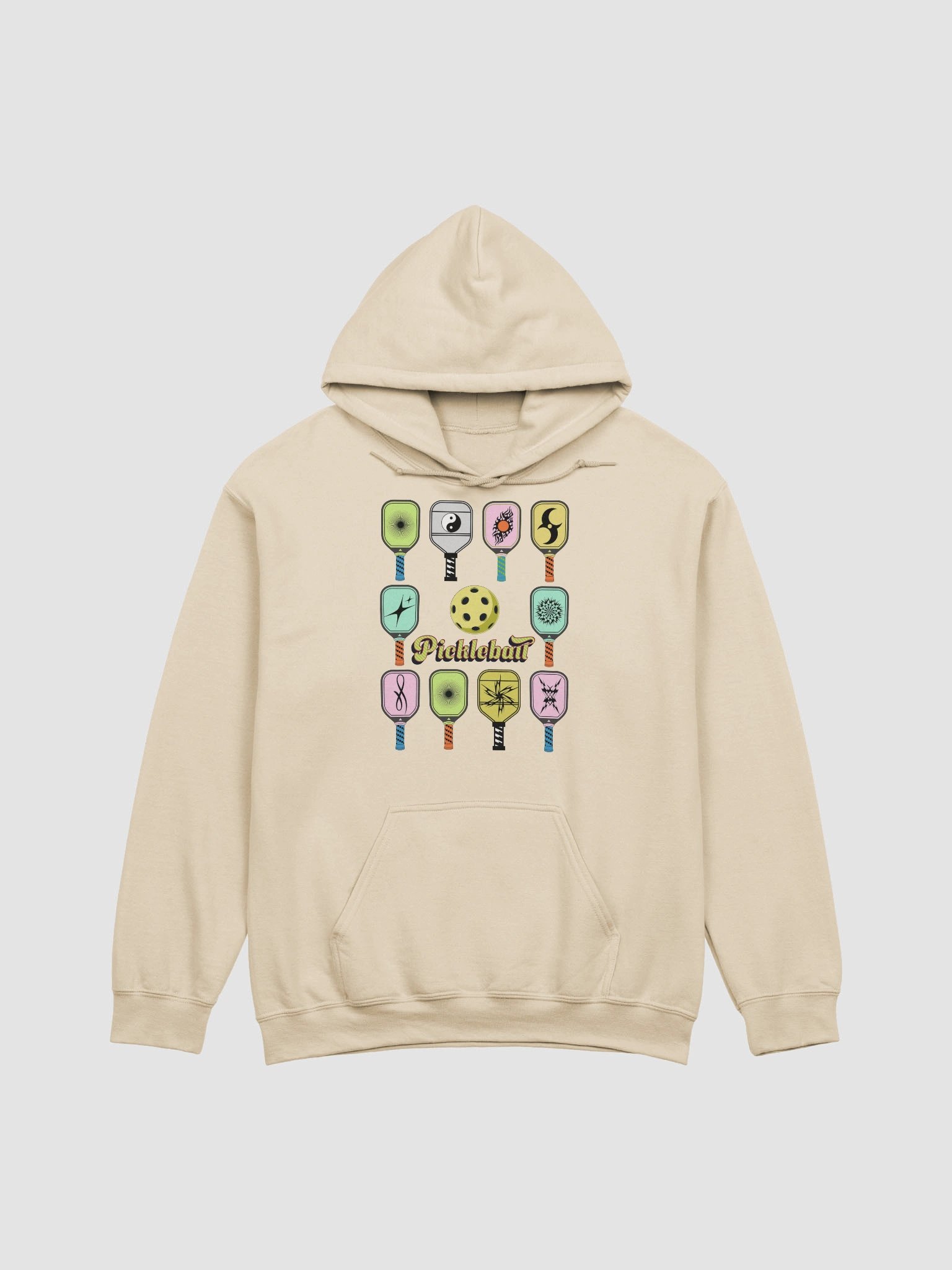 Pickleball Paddles Colorful Hoodie product image (19)