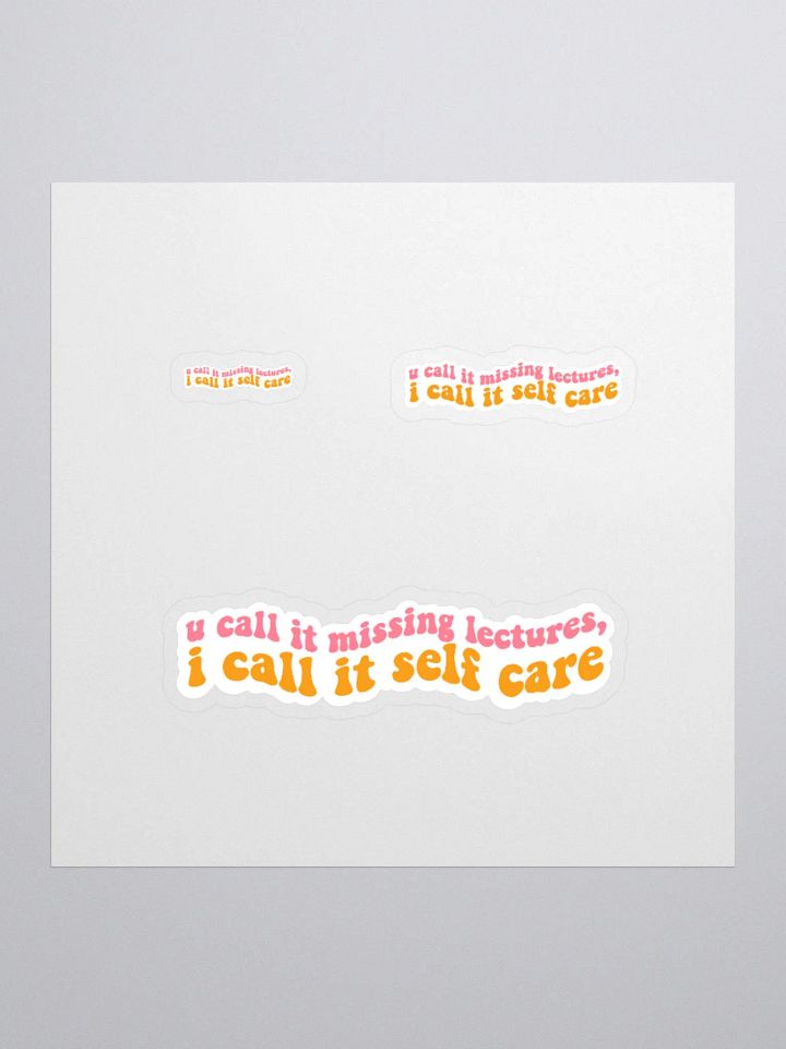 Self Care Sticker product image (1)