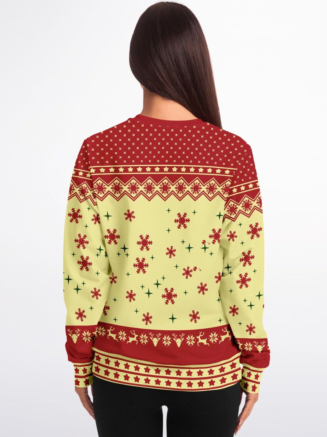 "Keep Off" Cactus Christmas Sweatshirt | Funny Ugly Christmas Sweater | Sassy Holiday Party Outfit product image (4)