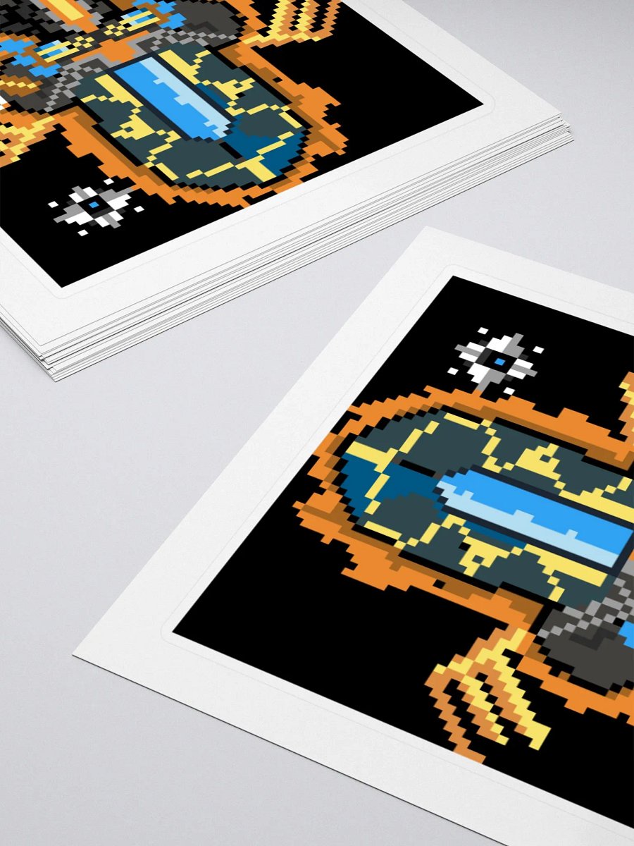 Pixel Warlock Sticker product image (12)
