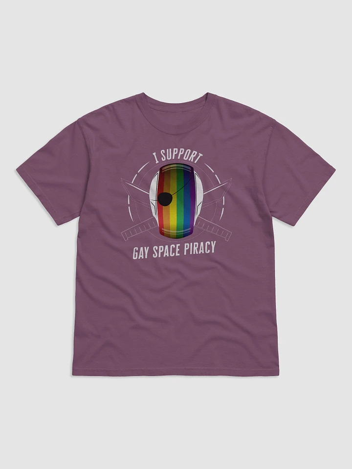 Gay Space Piracy Heavyweight T product image (1)