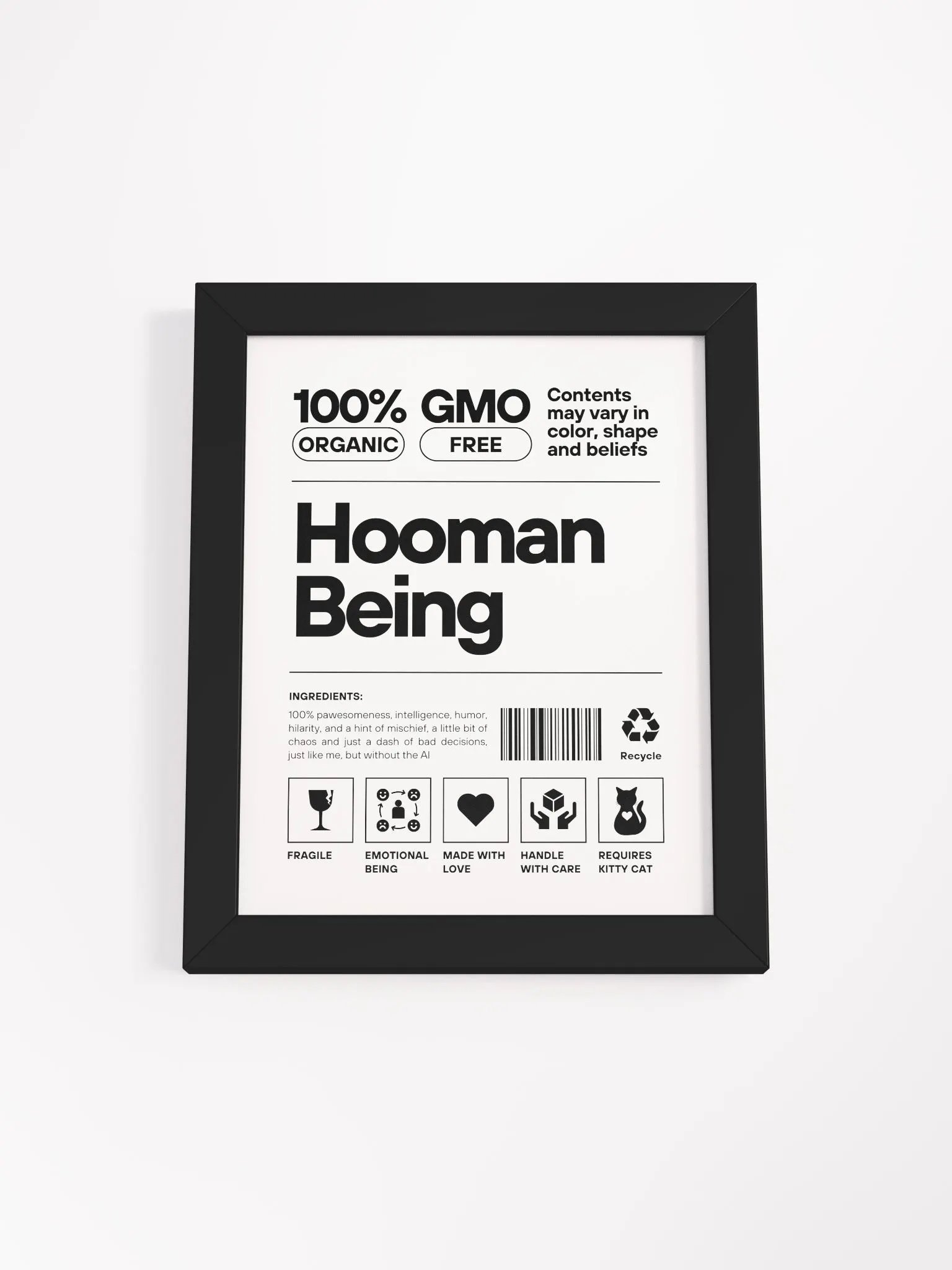 Hooman Being Wall Art product image (1)