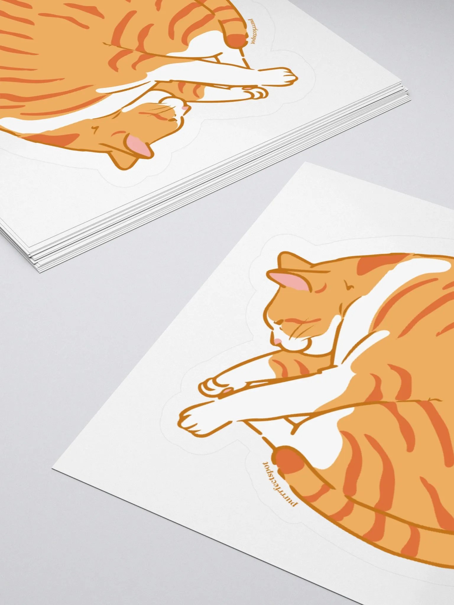 Dreamy Cat Nap Kiss-Cut Stickers product image (4)