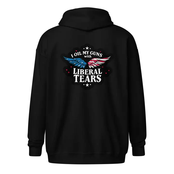 Zip Hoodie: Liberal Tears Gun Oil product image (2)