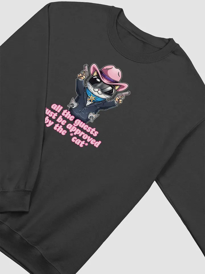 approved by the cat crewneck product image (4)